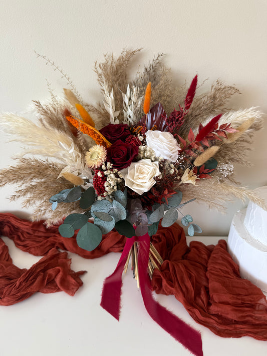 Autumn Ember | Dried Bridal Bouquet