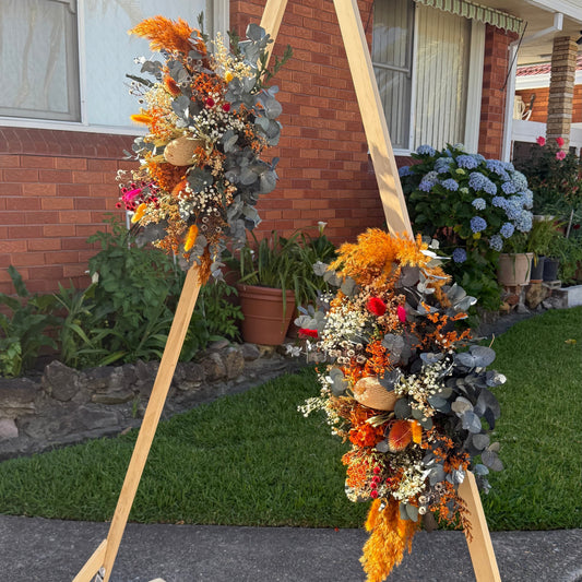 Wedding Arch Flowers with Australian Native | Preserved & Dried