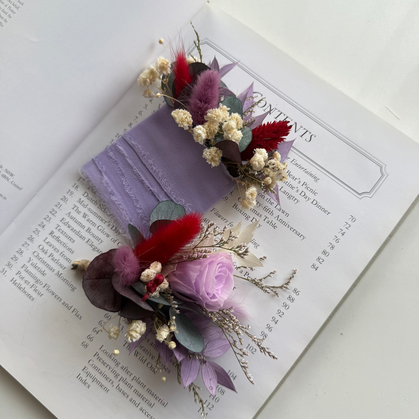 Dried Flower Boutonniere “Ethereal Bloom”