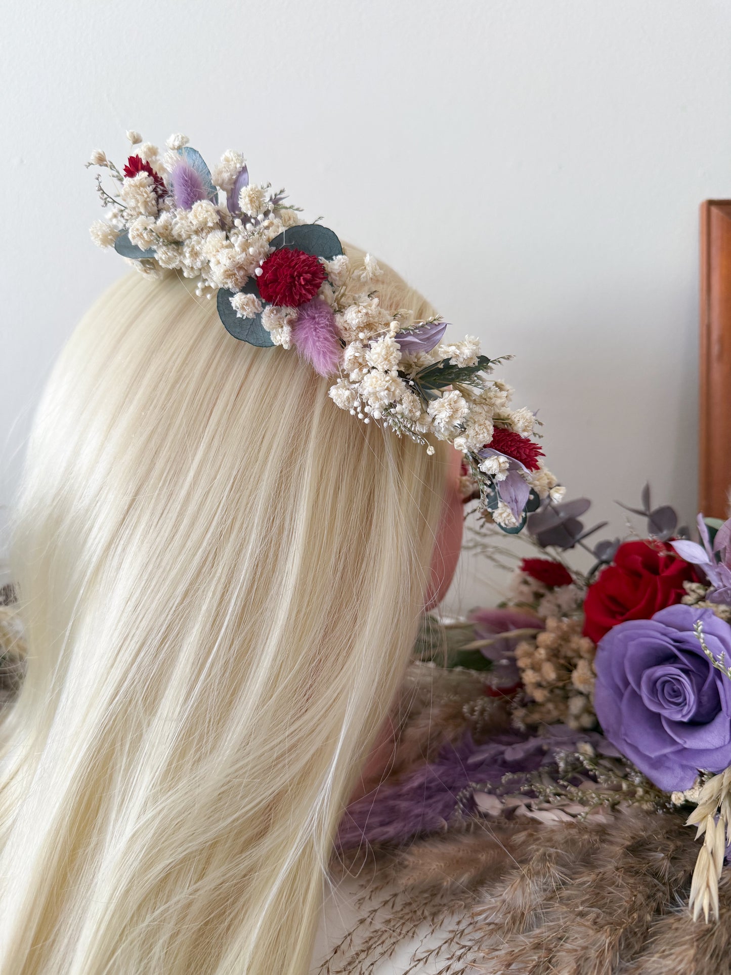 Wedding Floral Hair Crown «Ethereal Bloom»