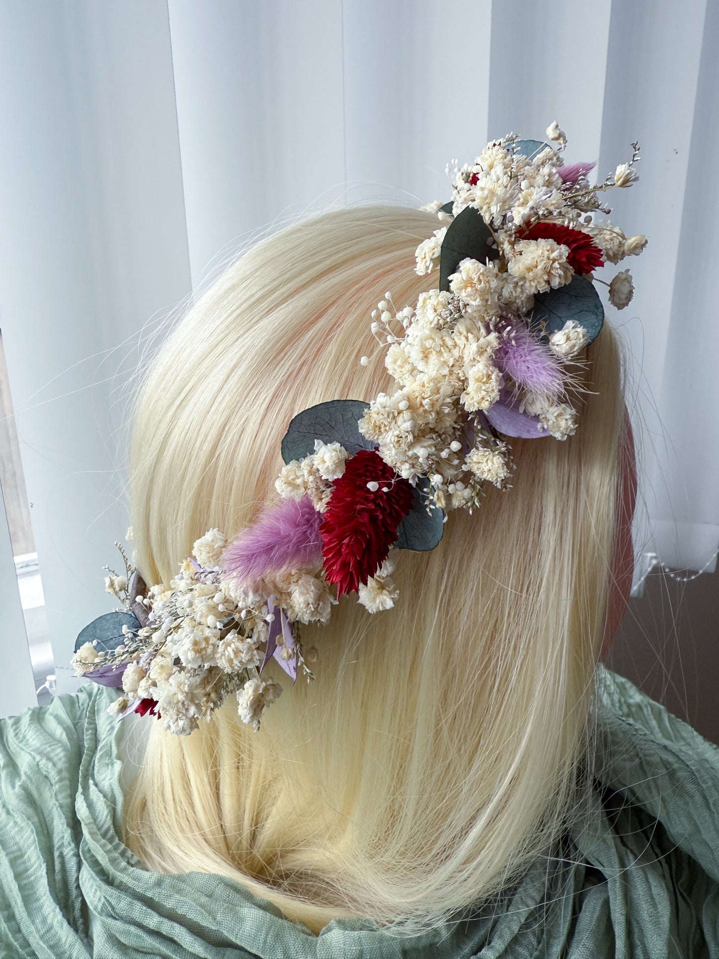 Wedding Floral Hair Crown «Ethereal Bloom»