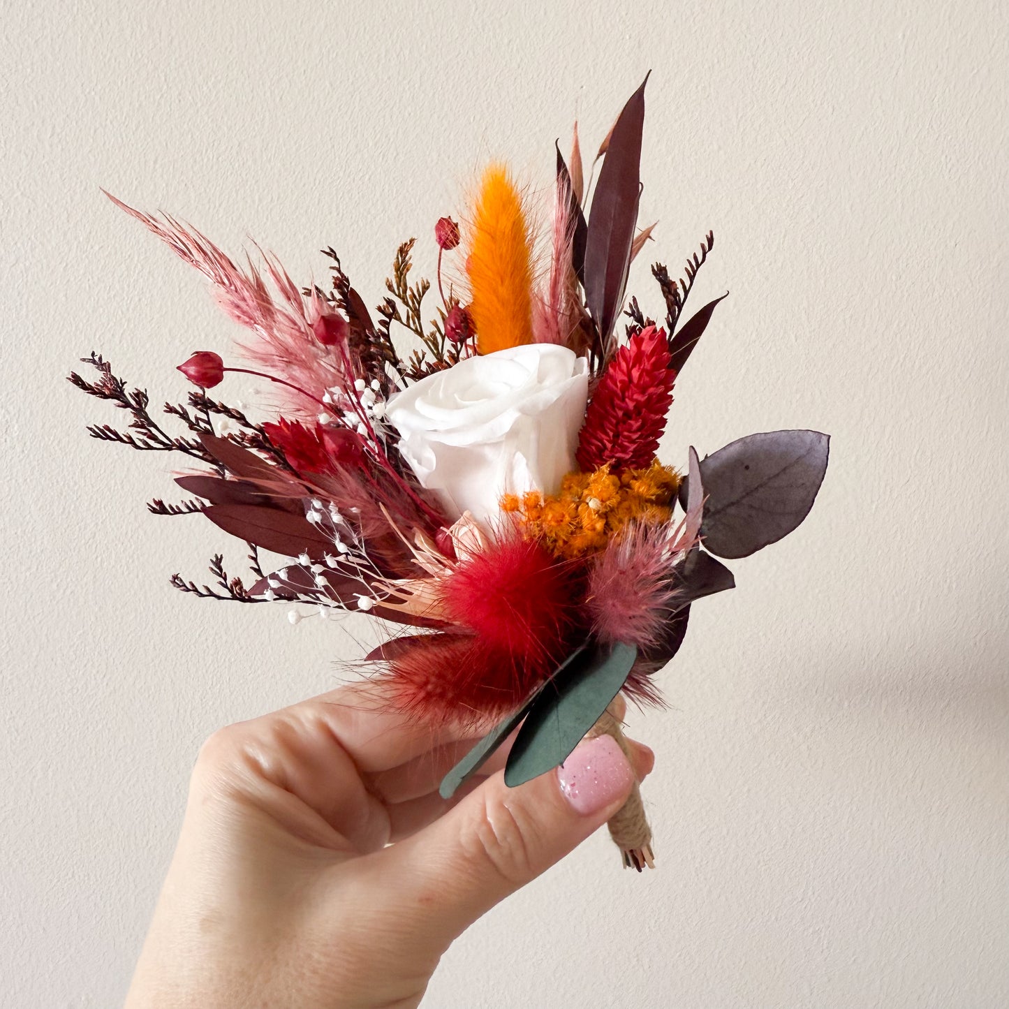 Autumn Wedding Boutonnieres
