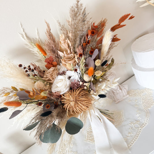 Earth & Amber Wedding Flower Collection