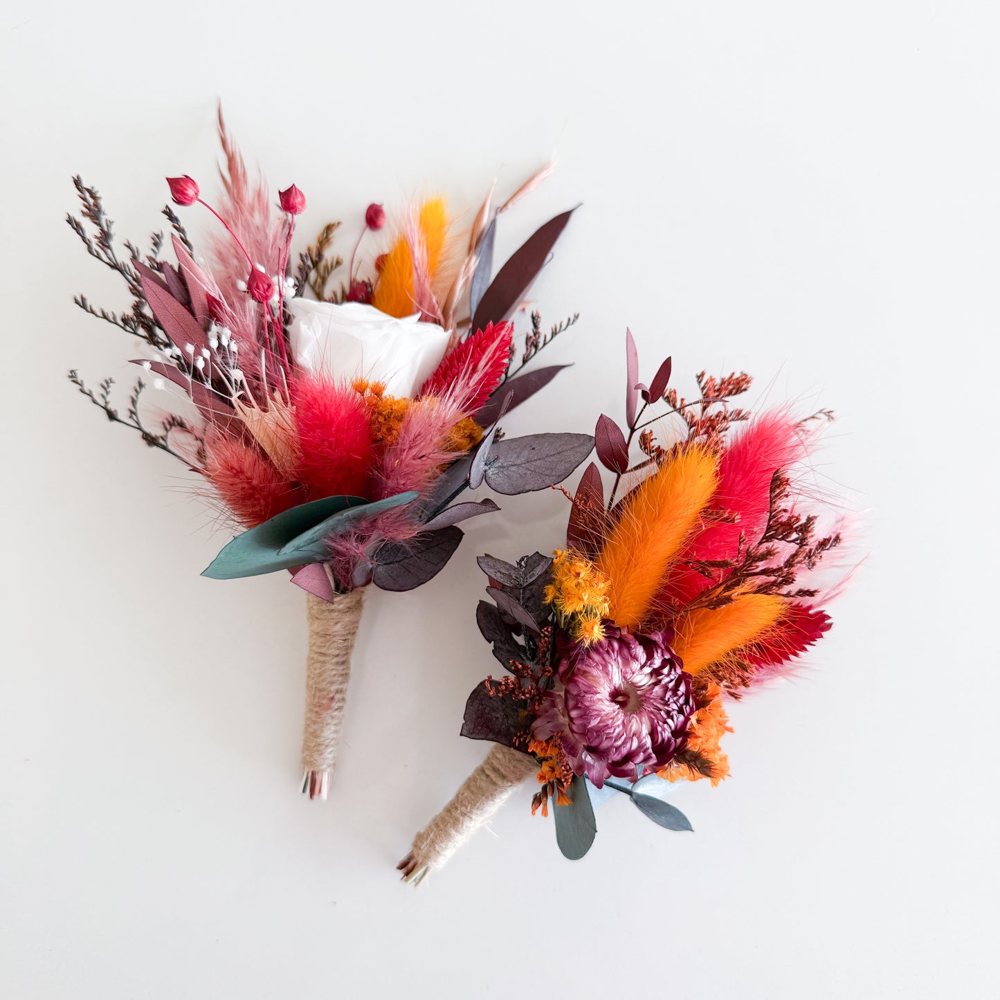 Autumn Wedding Boutonnieres
