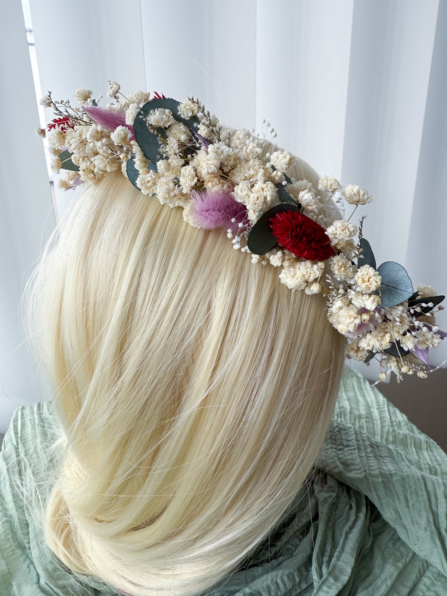 Wedding Floral Hair Crown «Ethereal Bloom»