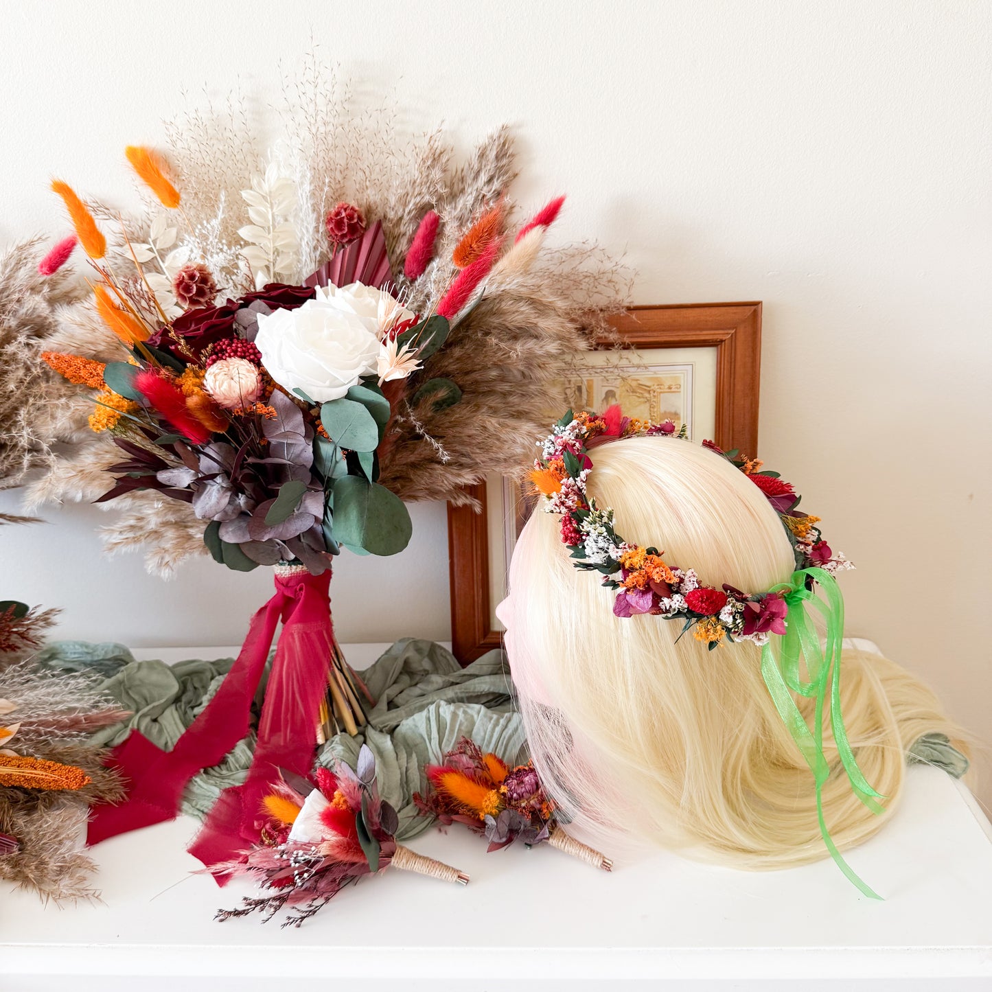 Autumn Wedding Boutonnieres