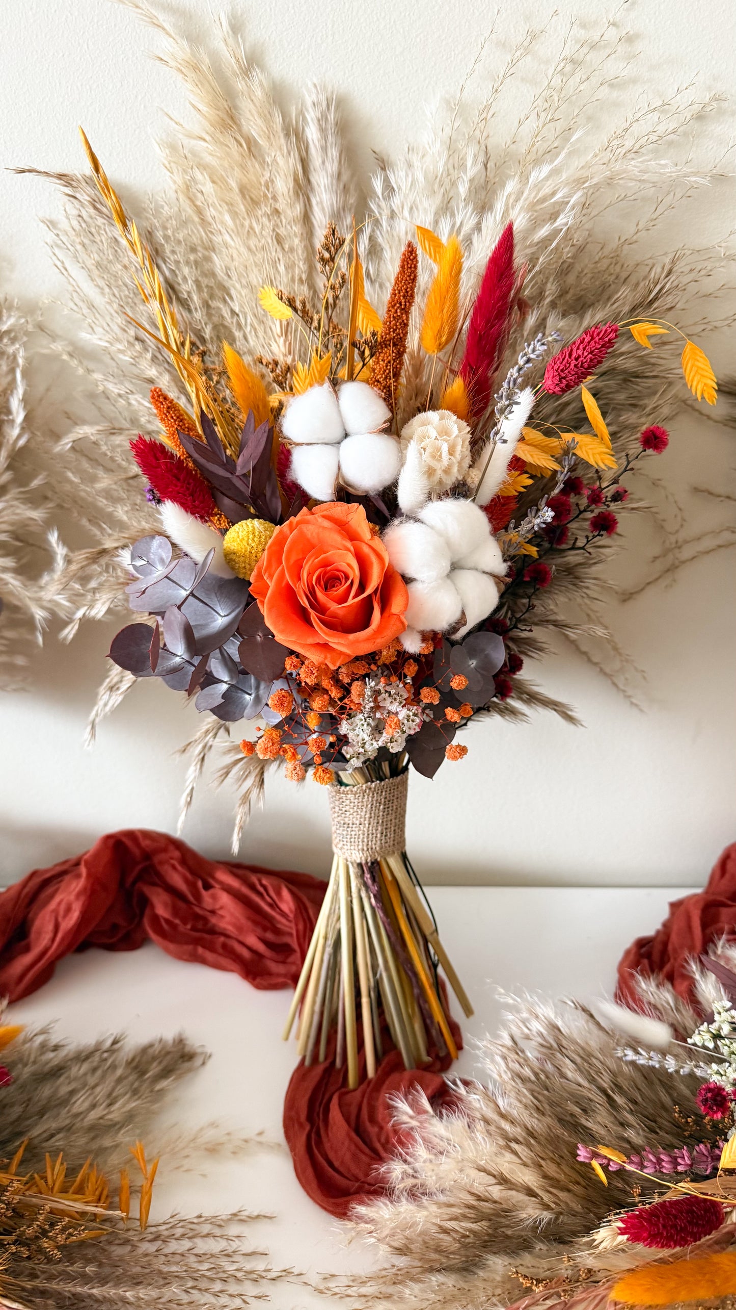 Rustic Autumn Wedding Flowers Australia