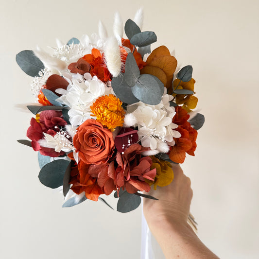 Dried Bridal Bouquet | Milk Fantasy Terracotta Bloom