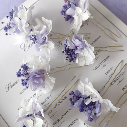 purple dried flower hair pins, blue wedding hair accessories, violet boho bridal hairpins, rustic hairpiece, floral hair accessories, preserved flower hair clips, bridal hair decor, blue wedding hair pins, handmade floral accessories, elegant hairpiece, bridesmaid hair pins, eco-friendly hair accessories, nature-inspired hair decor, delicate flower hairpins, romantic wedding hairpiece, cottagecore hair accessories, unique bridal hair clips, blue floral hairpins, hairpins with dried flowers