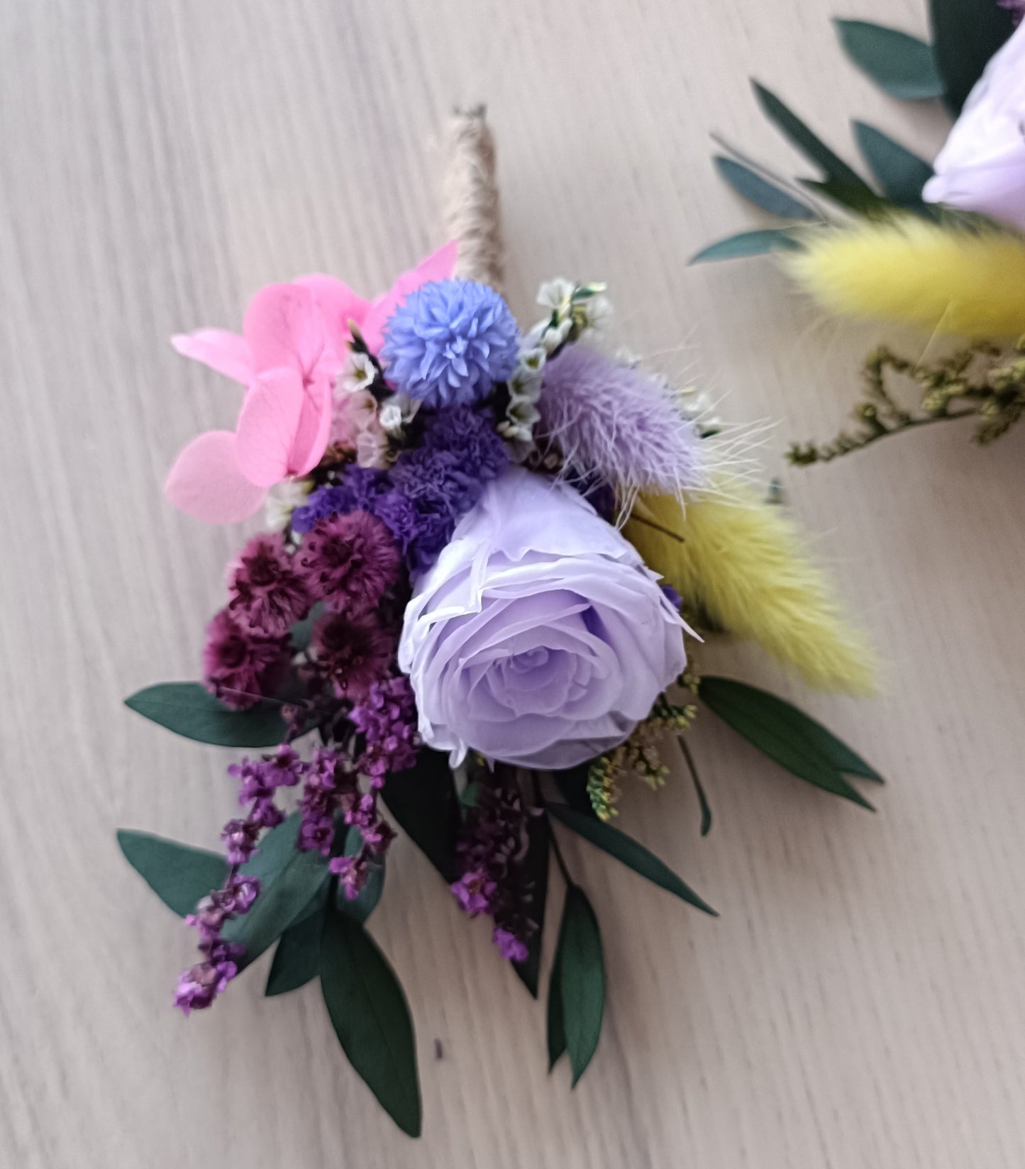 Boho Lilac Bridal Bouquet