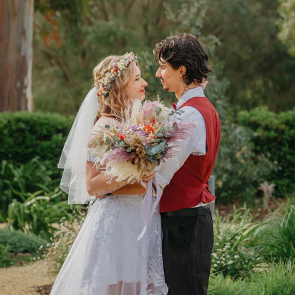 Dried Floral Bouquet "Lavender Flame"