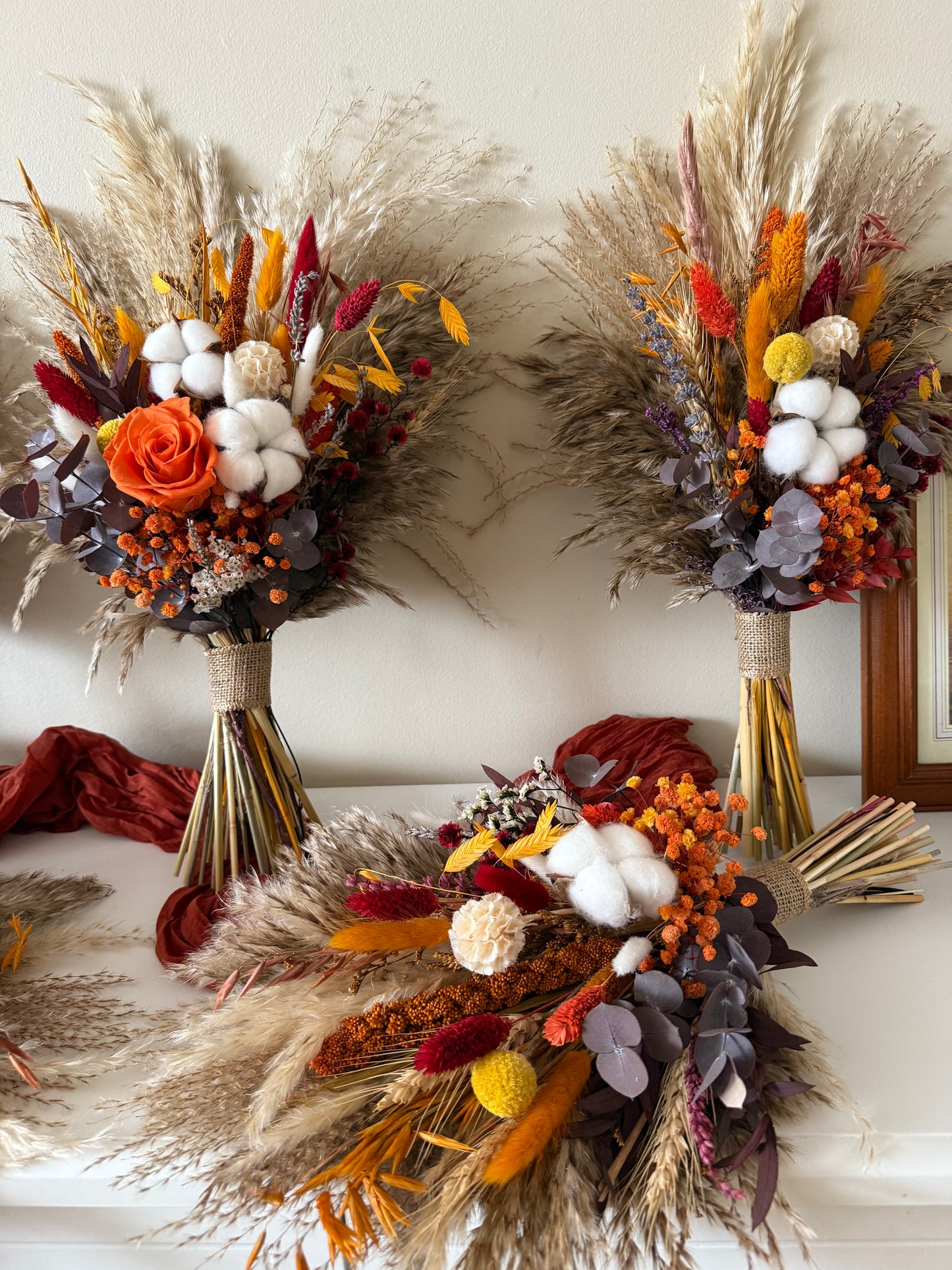 Rustic Autumn Wedding Flowers Australia