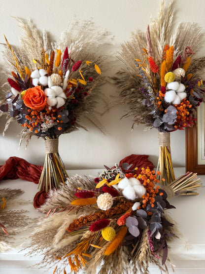 Rustic Autumn Wedding Flowers Australia