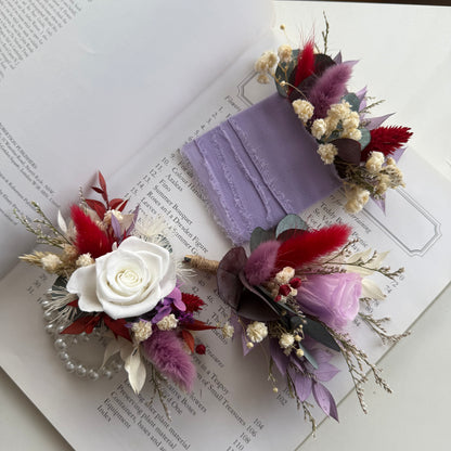 Dried Floral Bouquet "Lavender Flame"