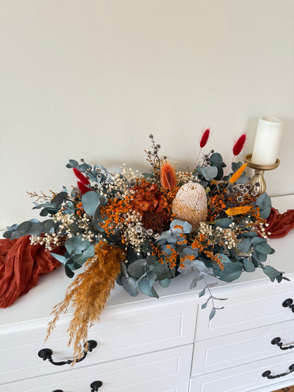 Australian Native Bouquet - Rust & Green