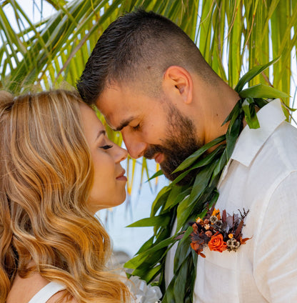 Black Pocket Boutonniere