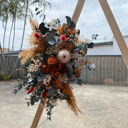 Australian Native Bouquet - Rust & Green