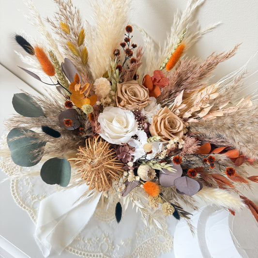 Earth & Amber Wedding Flower Collection