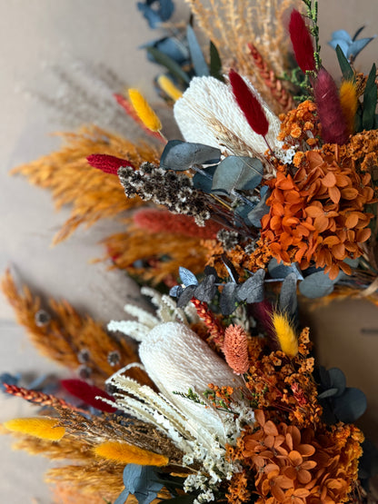 Australian Native Bouquet - Rust & Green