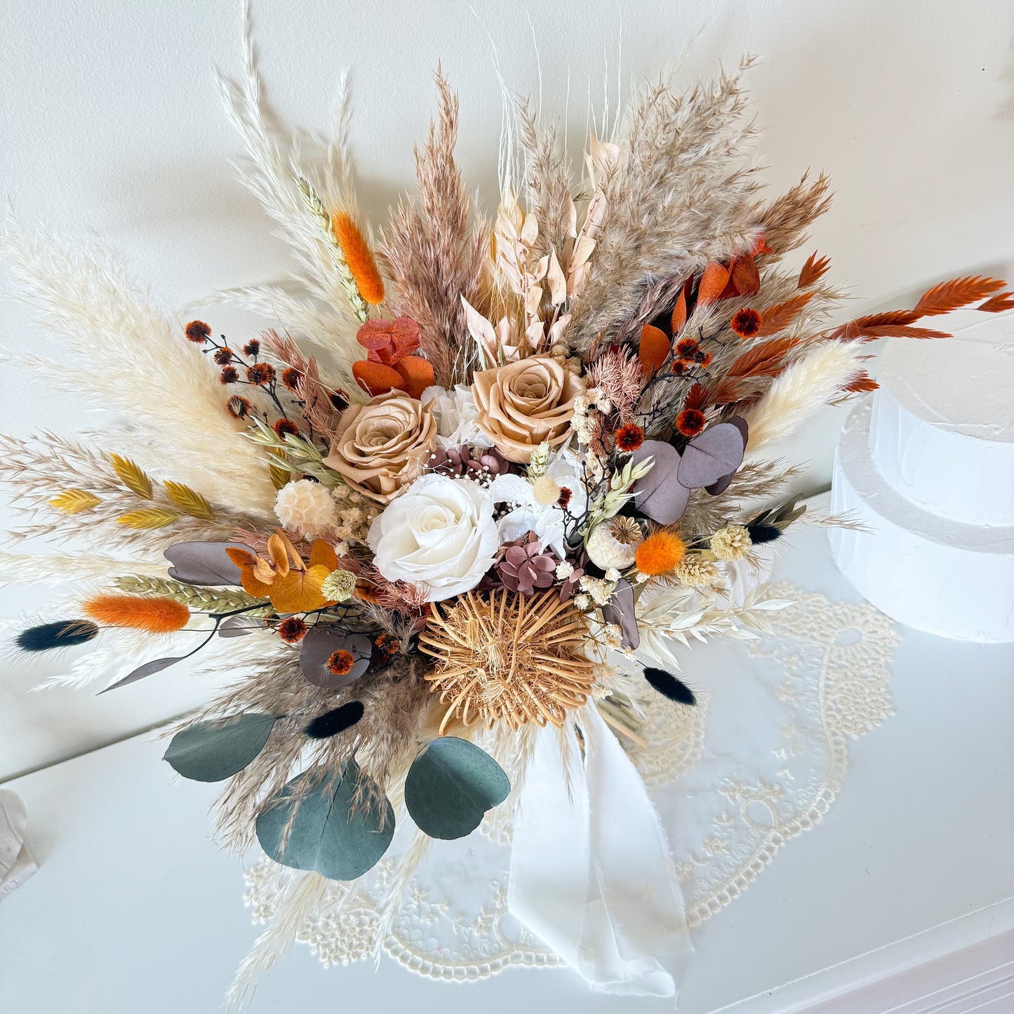 Wildflower Dried Bridal Bouquet
