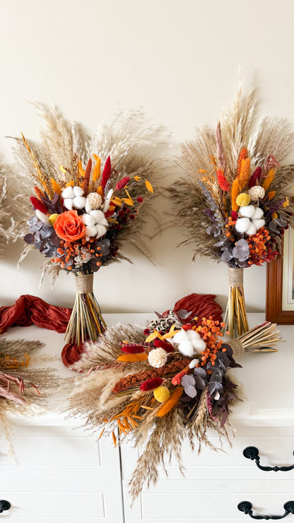 Rustic Autumn Wedding Flowers Australia