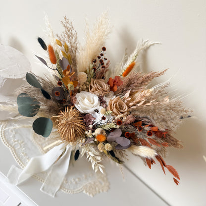 Wildflower Dried Bridal Bouquet