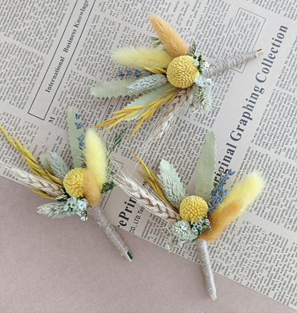 Sunny Wedding Boutonniere