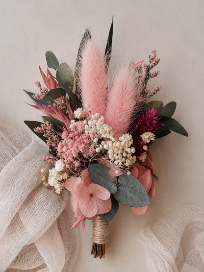 Australian Native Bouquet - Pink - Maroon & Green
