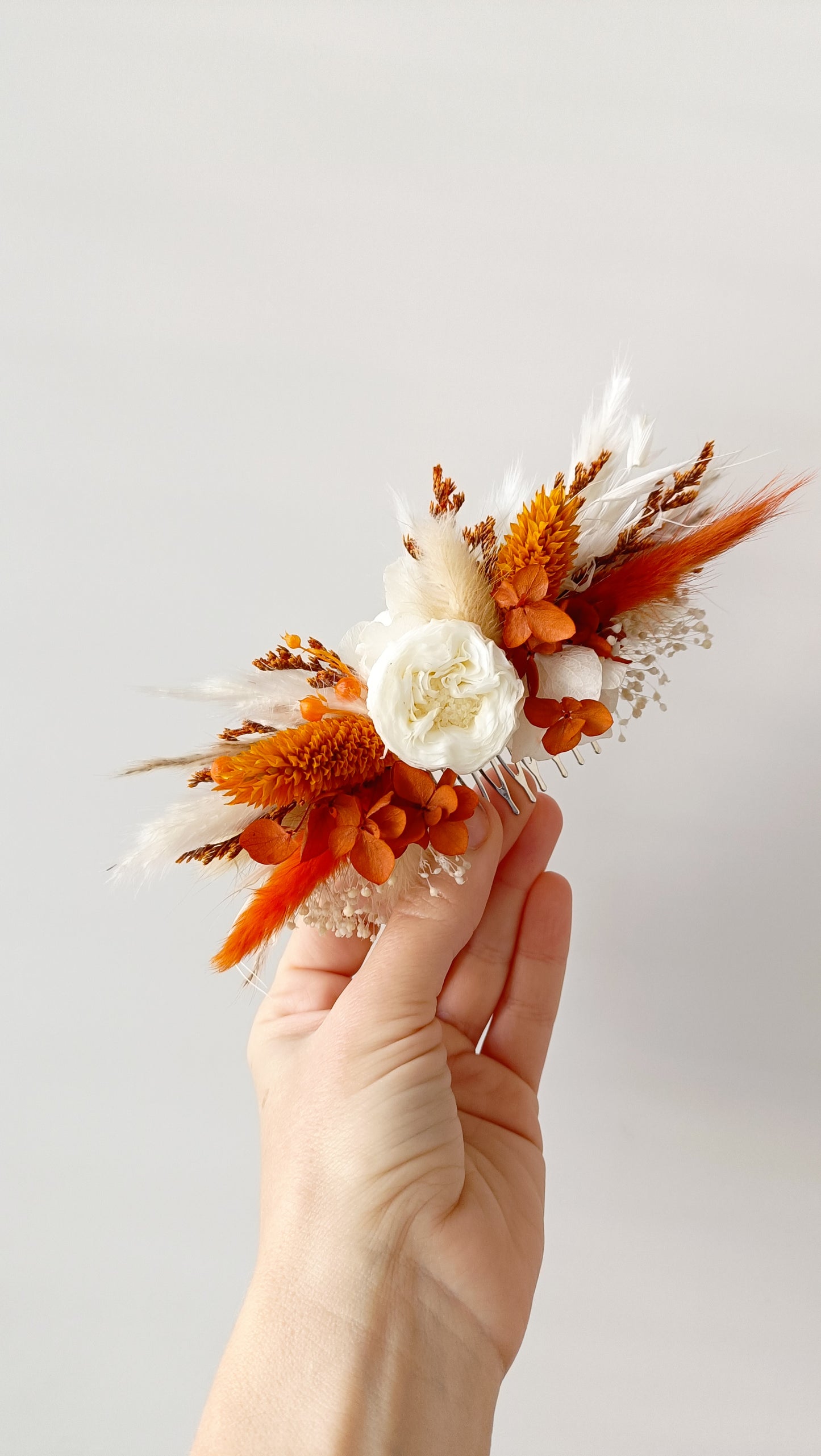 Terracotta Bridal Hair Comb