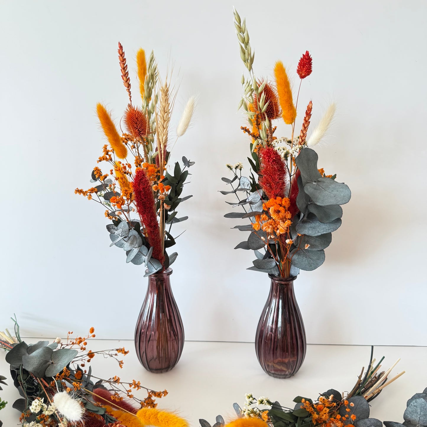 dried floral arrangements for wedding table
