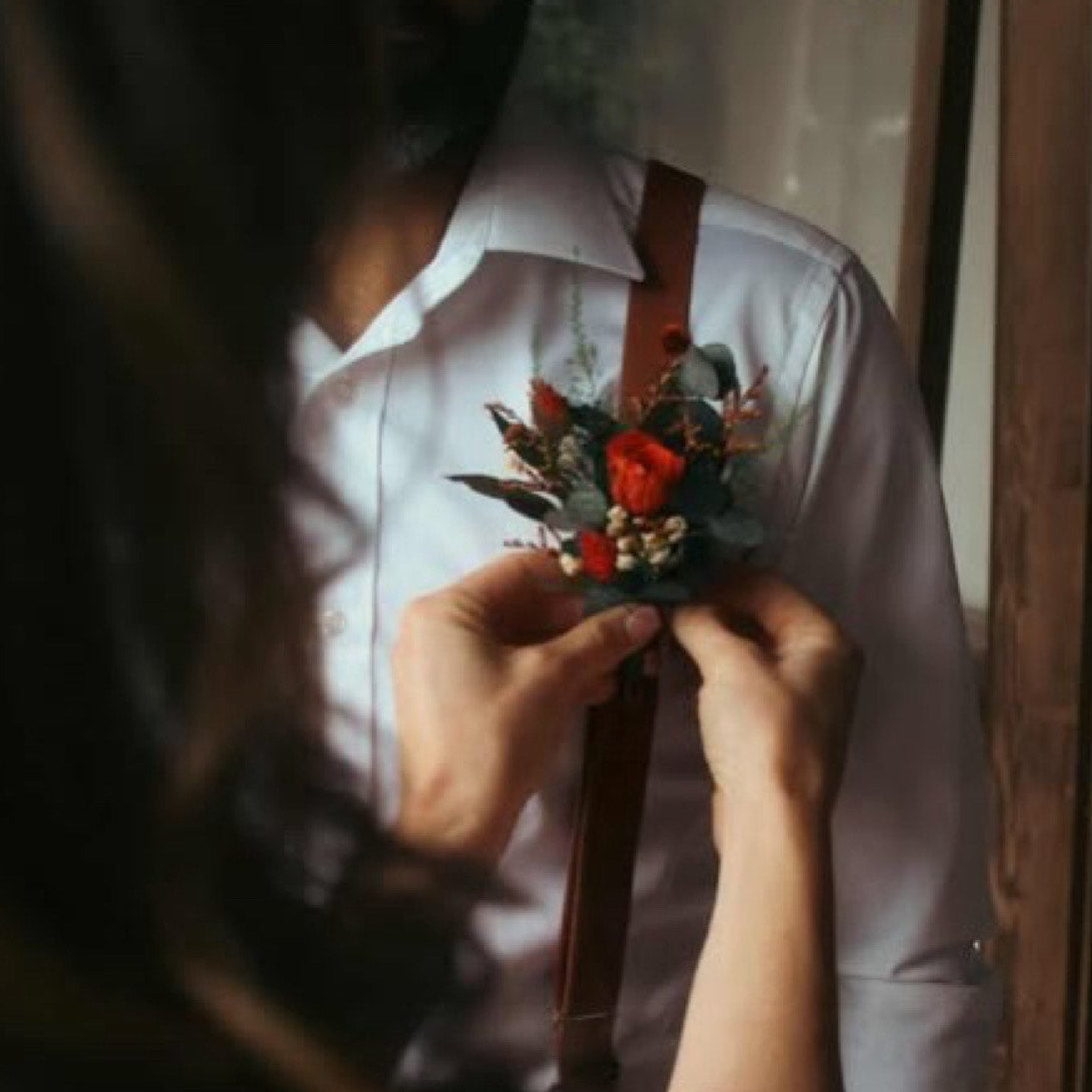 Australian Native Bouquet - Orange & Sage
