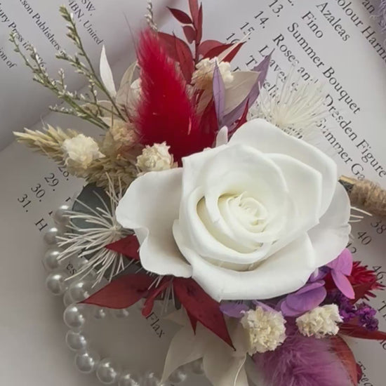 wedding rustic corsage
