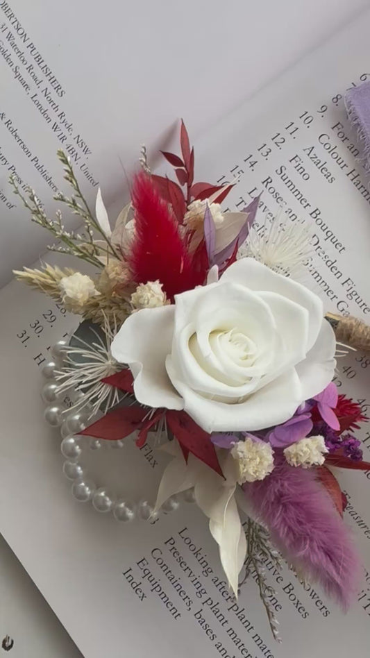 wedding rustic corsage
