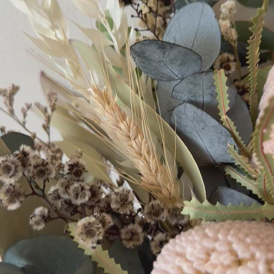 Australian native banksia bouquet 