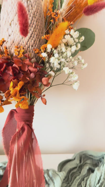 Australian Native Bouquet - Rust & Green