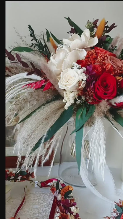 Dried Floral Bridal Bouquet