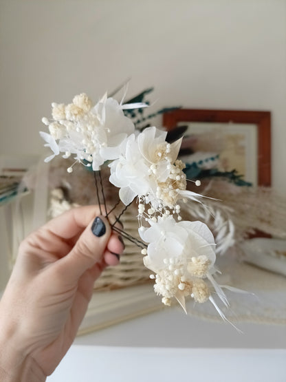 Set 5/10 Floral Hair Pins