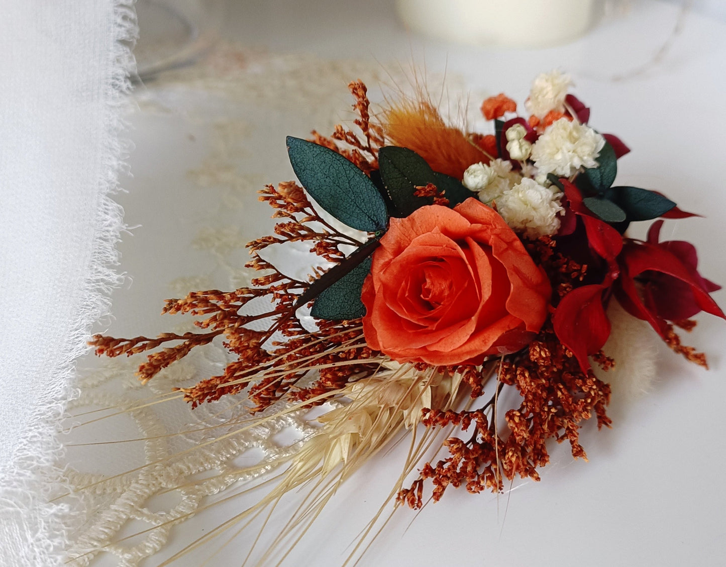 Autumn Wedding Boutonniere