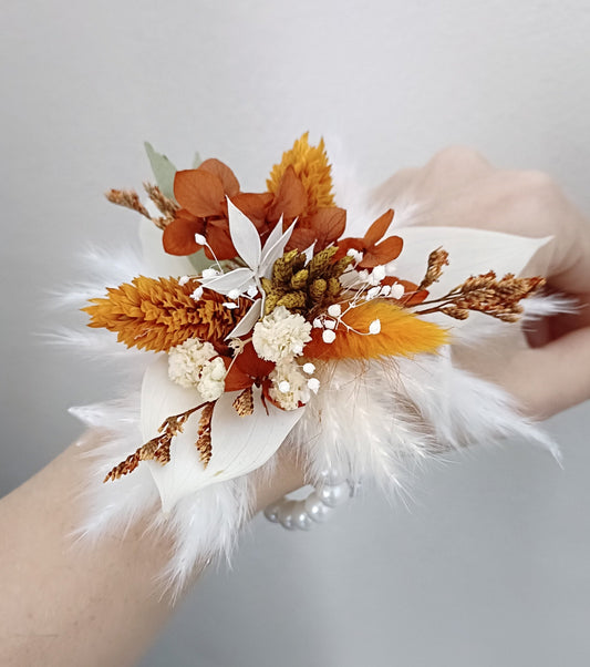 Corsage Wedding | Sage Green & Terracotta