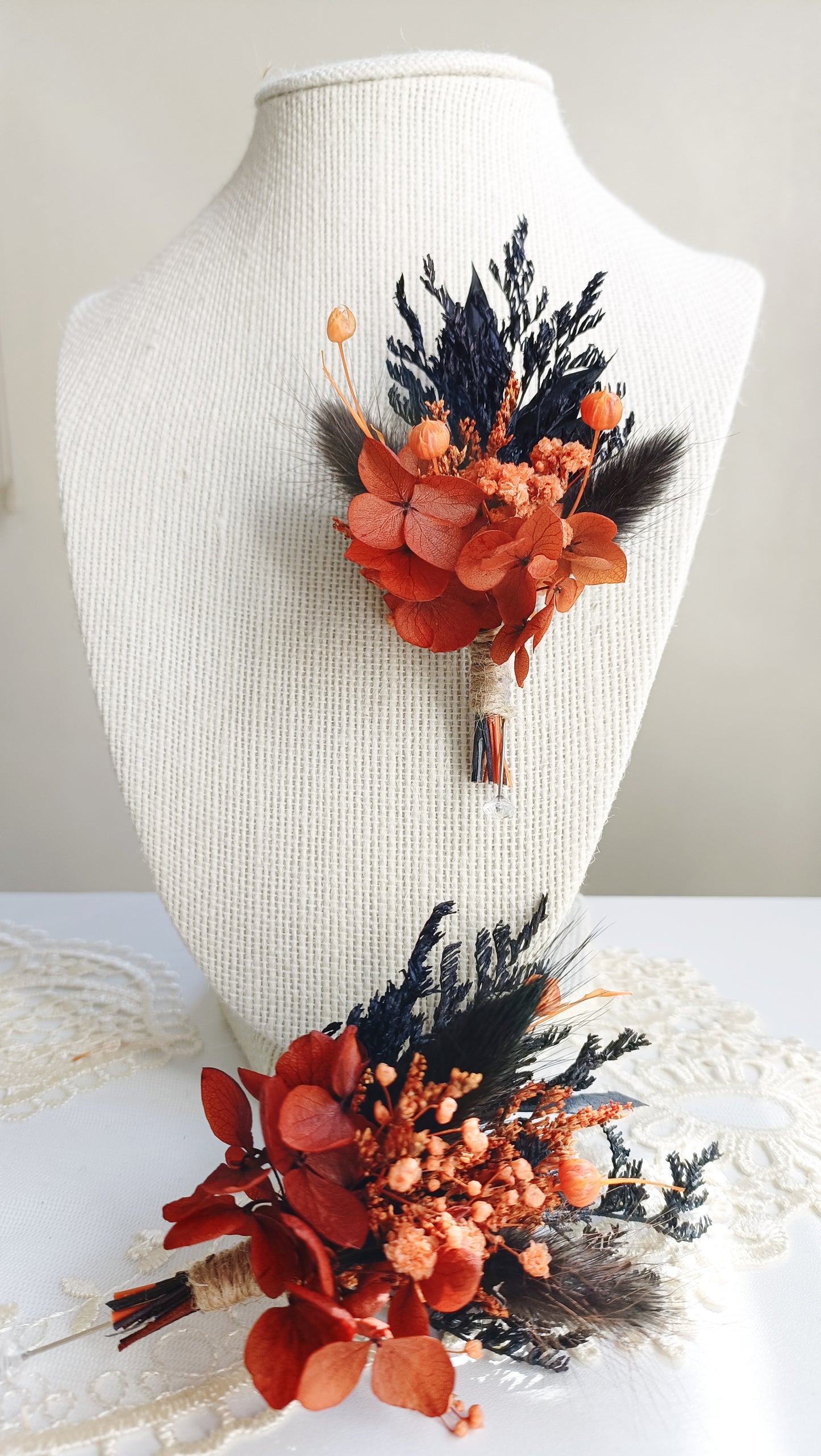 Dried Flower Boutonniere | Boho Chic