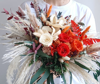 Dried Floral Bridal Bouquet