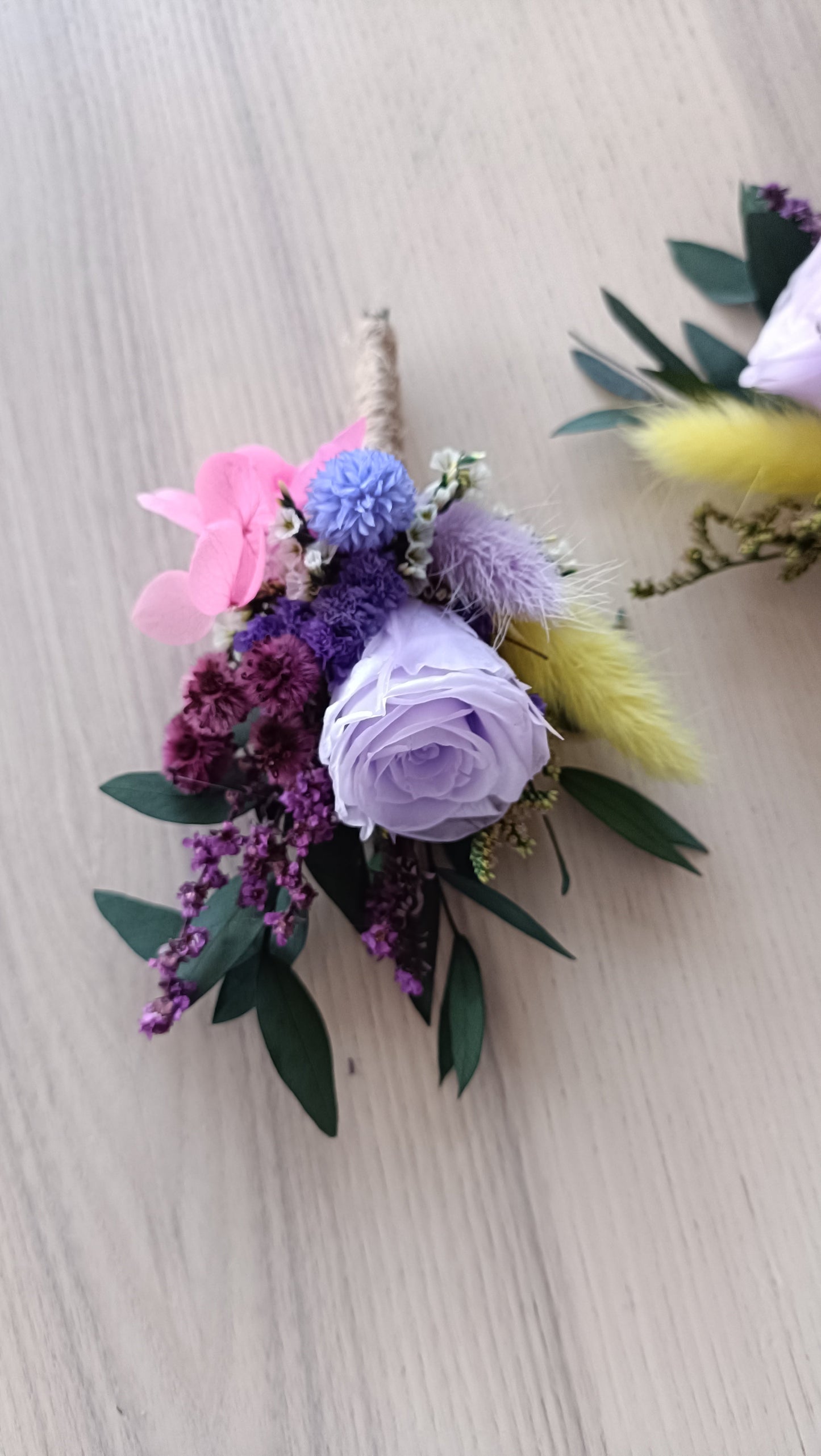 Boho Lilac Bridal Bouquet