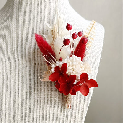 small rustic boutonniere